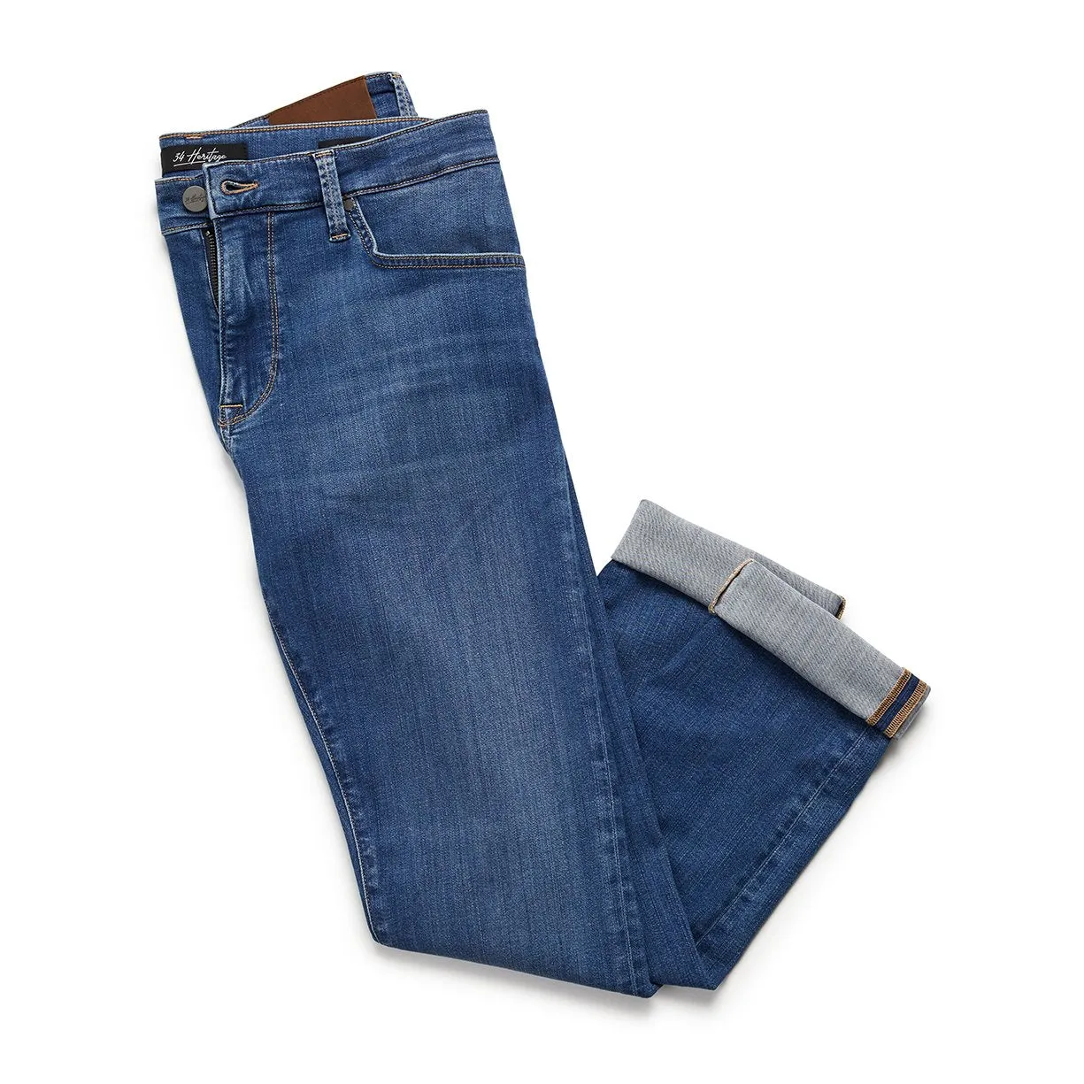 Heritage Cool Slim Leg Jeans - Mid Shaded Ultra Wash