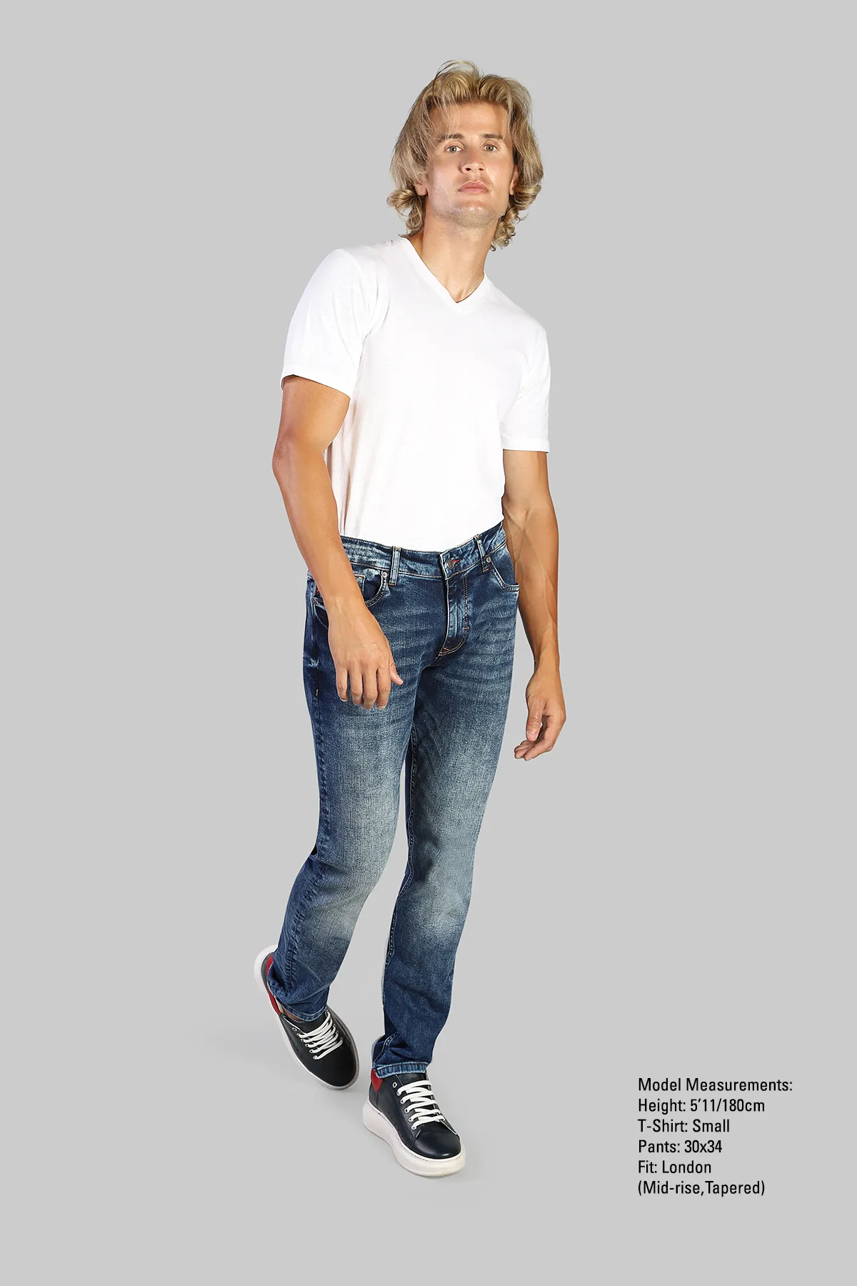 7 Downie St Stretch Denim Leno Jeans