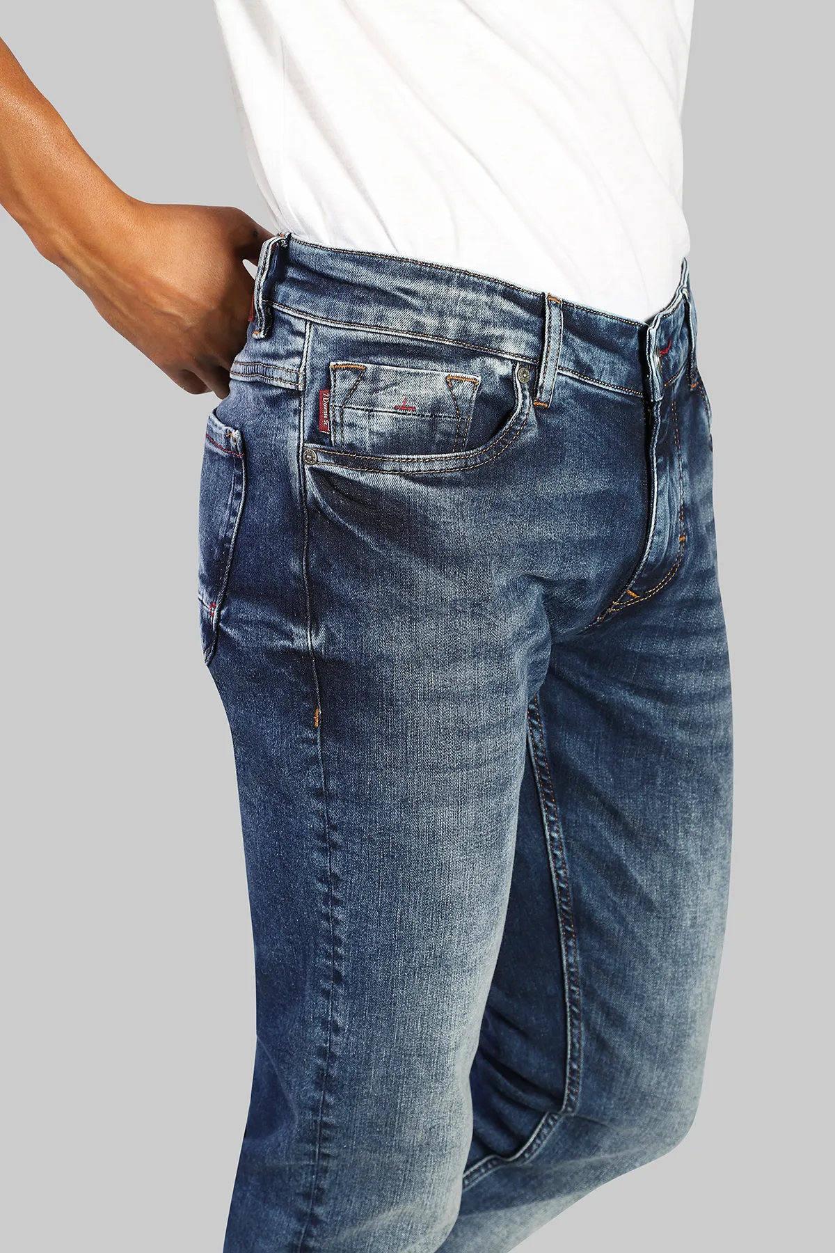 7 Downie St Stretch Denim Leno Jeans