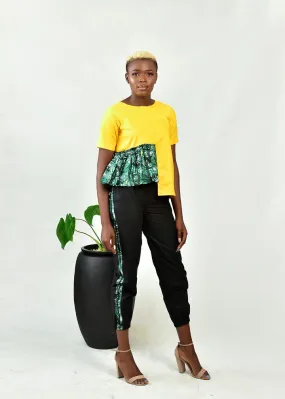 Sure! Heres an optimized product title with added modifiers:

Aimas Adowa Womens Printed Asymmetric Gathered Detail Top

This revised title includes more descriptive keywords to improve searchability and attractiveness to potential customers.
