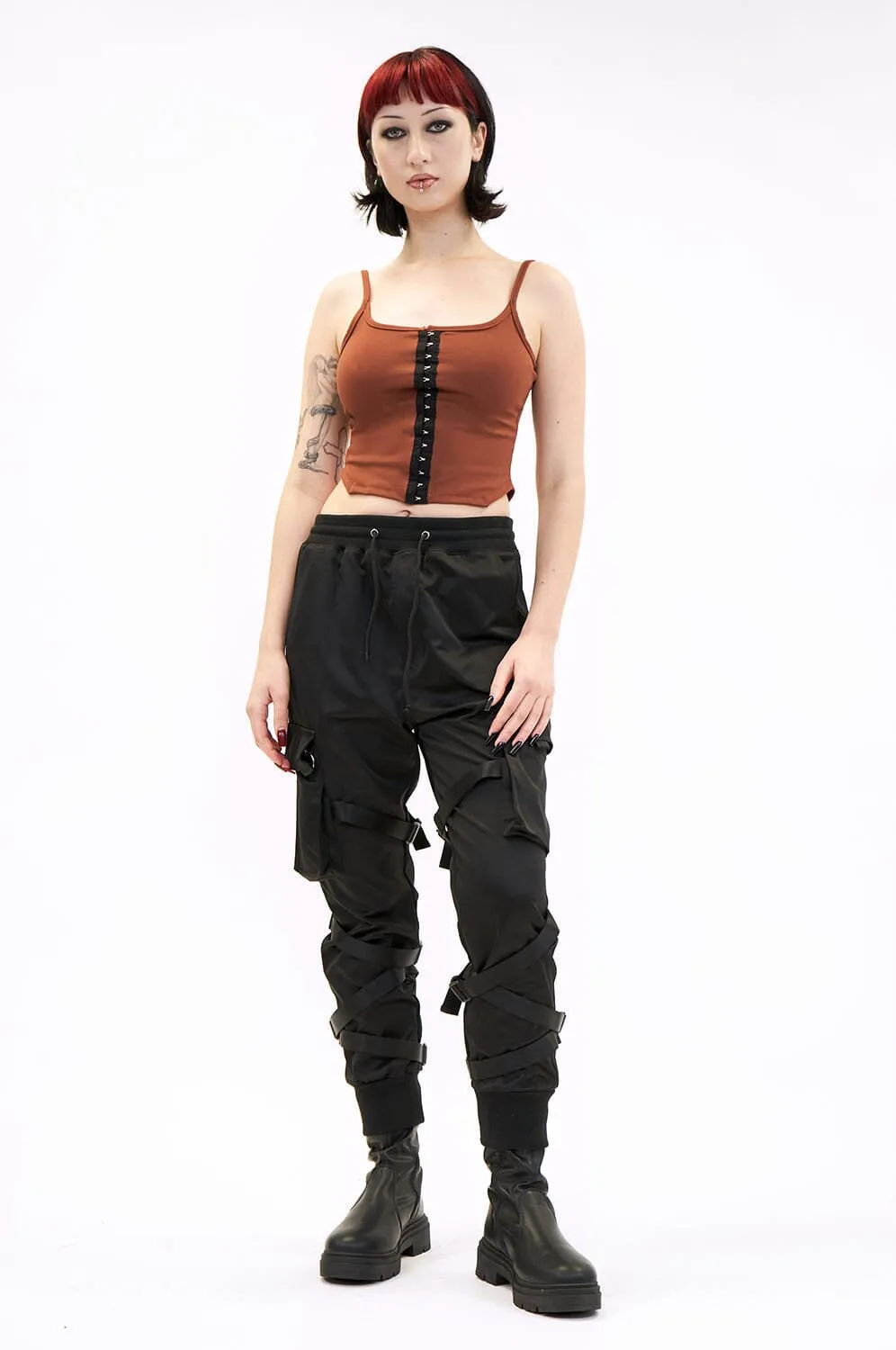 Exclusive Limited Edition Athena Tank in Terracotta Ponte Corset Style