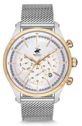 Certainly! Heres an optimized title for the product:

Mens Classic Beverly Hills Polo Club Analog Wristwatch - Model BH9561-04(C5), Sophisticated Design with Leather Strap
