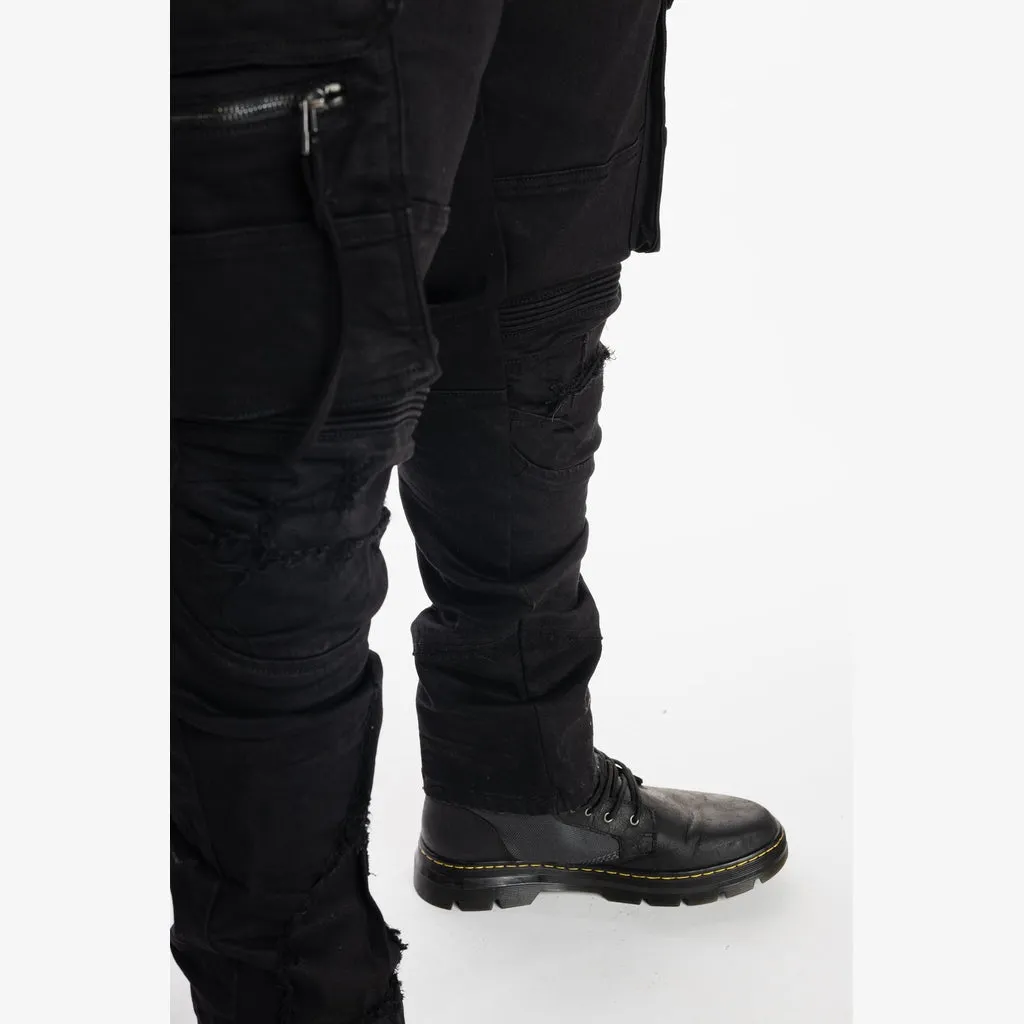 Stylish Utility Jeans for Big and Tall Men