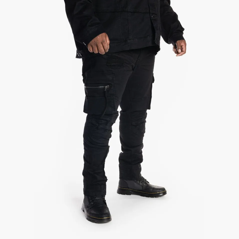 Stylish Utility Jeans for Big and Tall Men