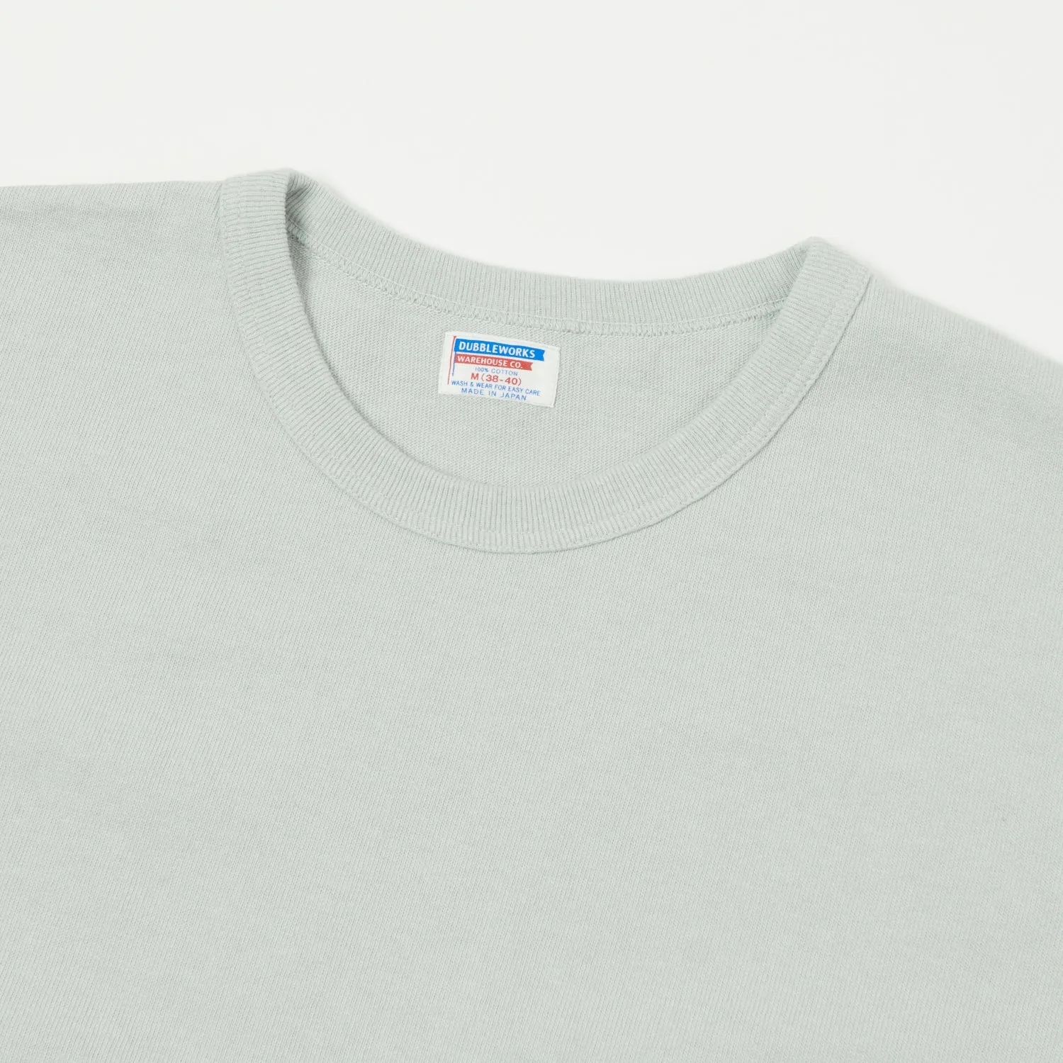 Dubbelworks Heavyweight Short Sleeve T-Shirt - Sax Blue