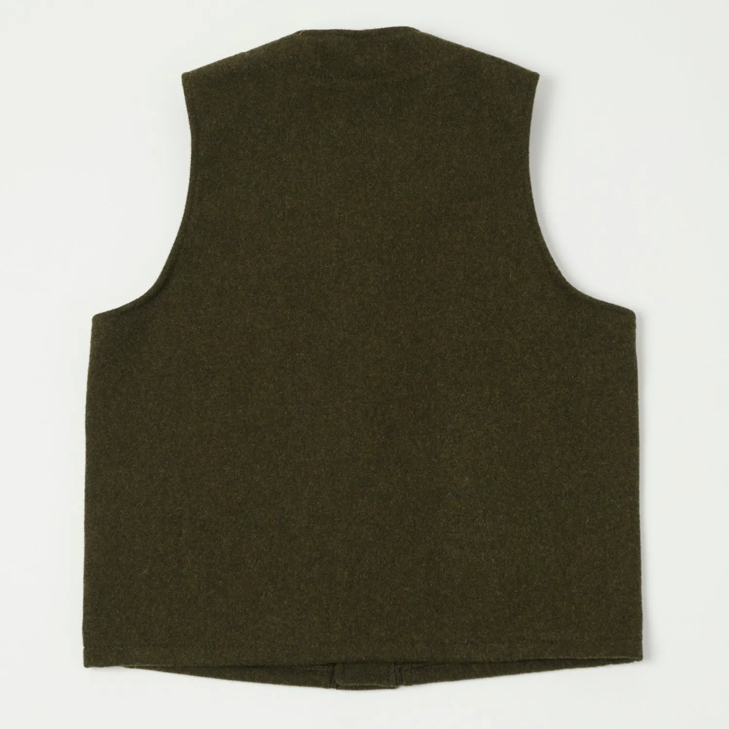 Forest Green Filson Mackinaw Wool Vest - Premium Quality Mens Outdoor Clothing