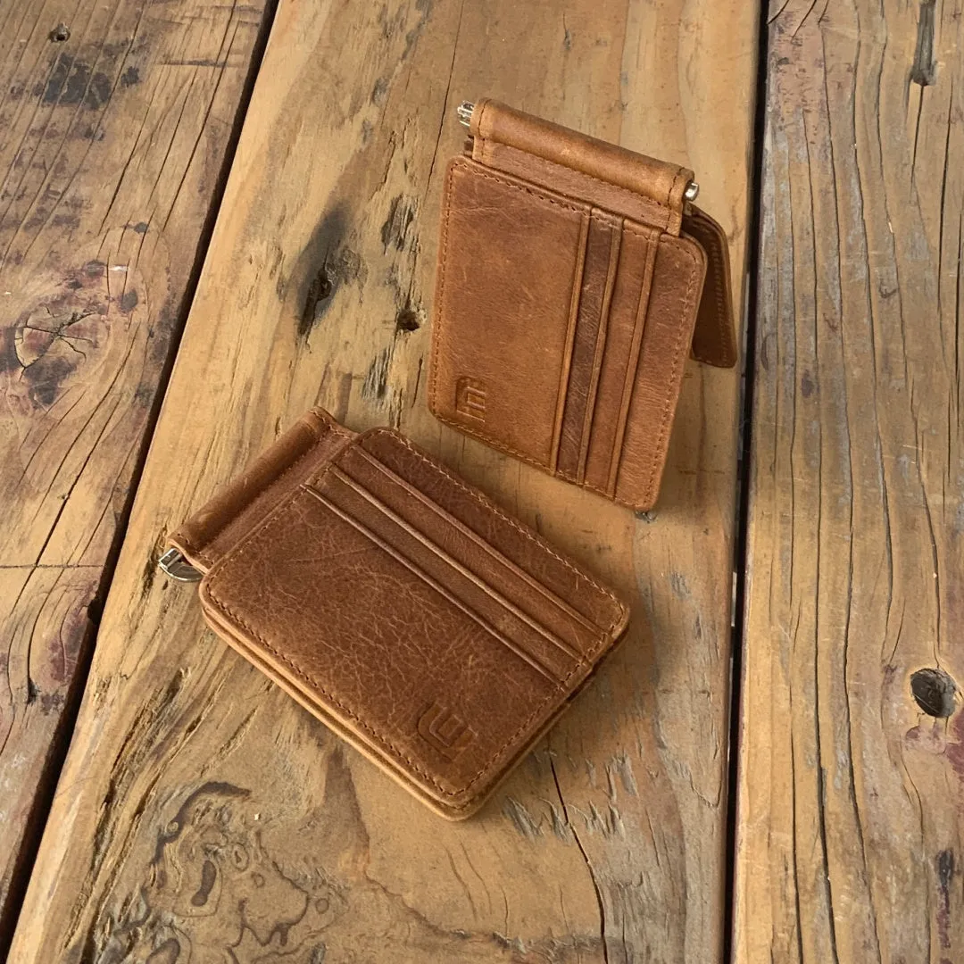 Front Pocket Wallet and Credit Card Holder with Money Clip - MC12