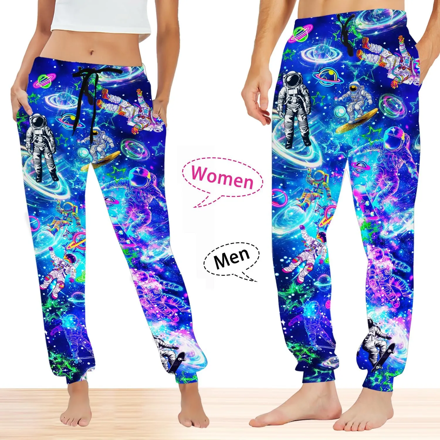 Goodstoworld Mens Cool Joggers Pants 3D Novelty Casual Sweatpants with Drawstring