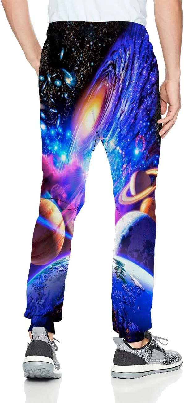 Goodstoworld Mens Cool Joggers Pants 3D Novelty Casual Sweatpants with Drawstring
