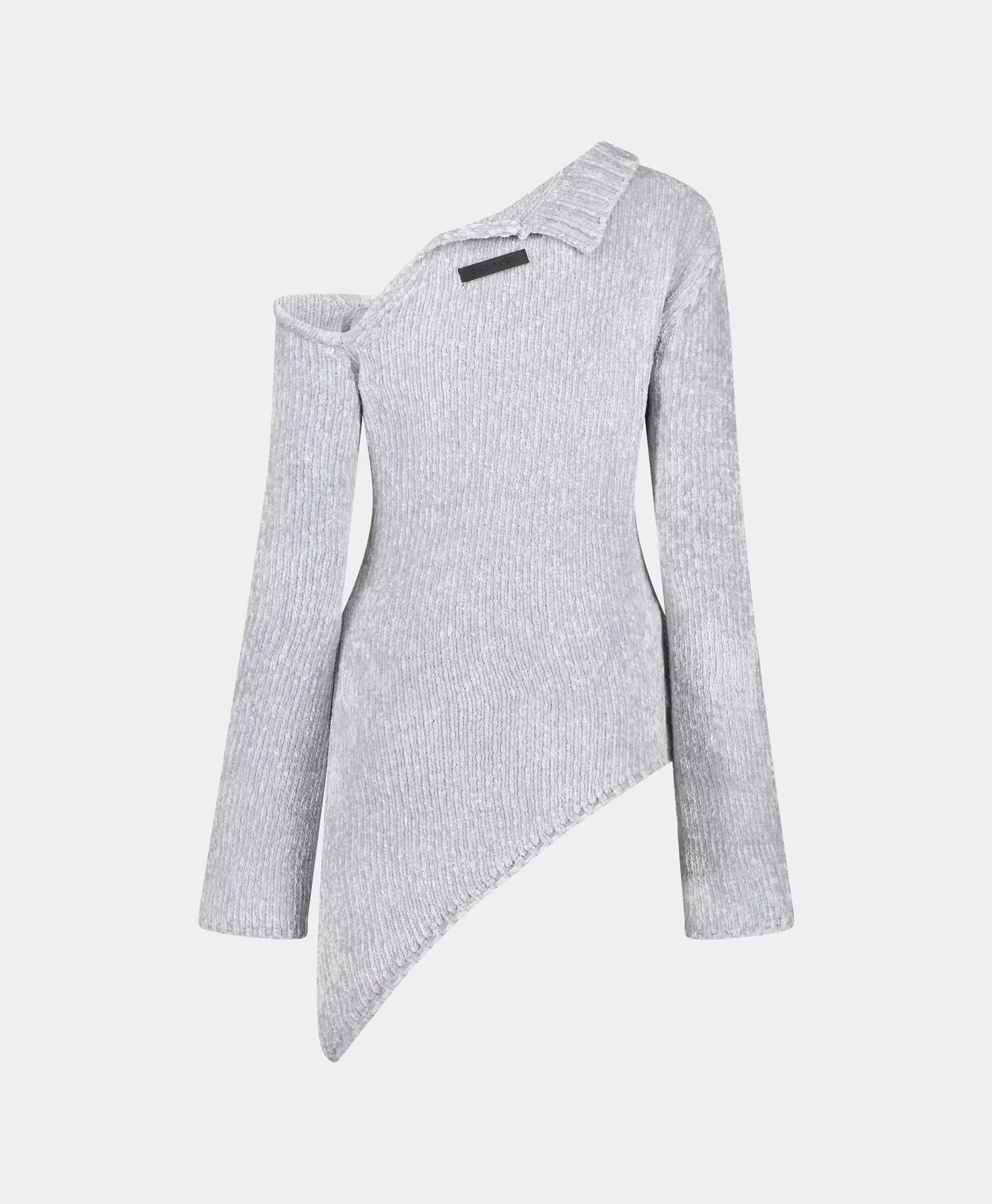 Amira Ice Blue Knitted Top for Women