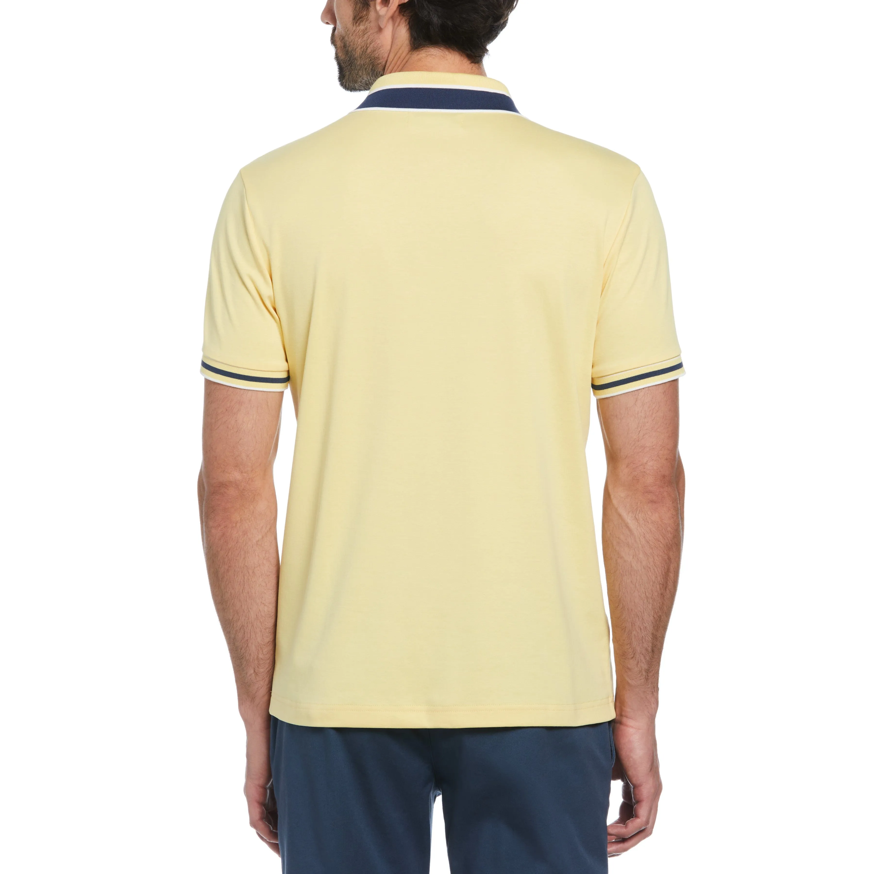 Interlock Novelty Collar Polo