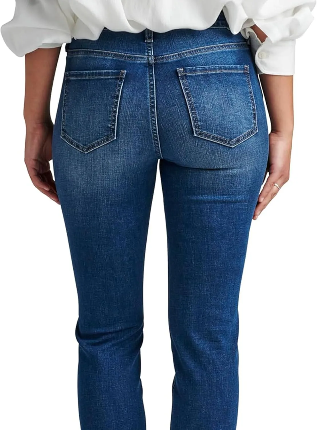 JAG Women's Ruby Mid Rise Straight Leg Jeans