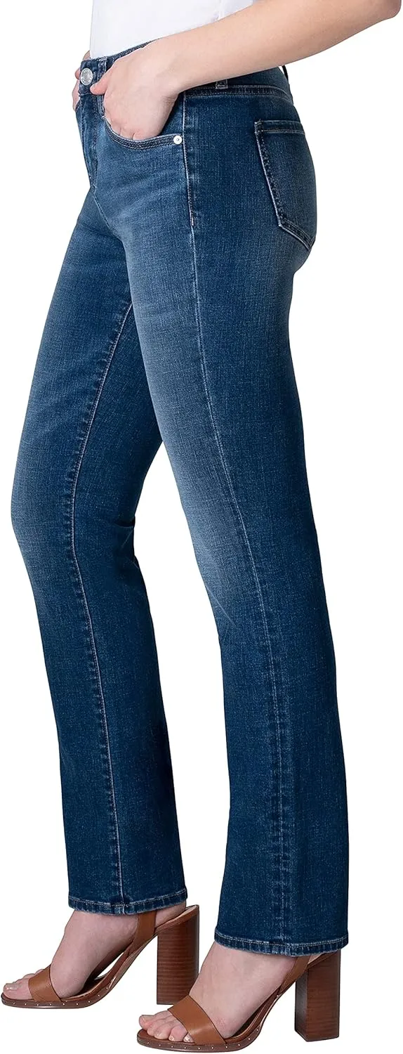 JAG Women's Ruby Mid Rise Straight Leg Jeans