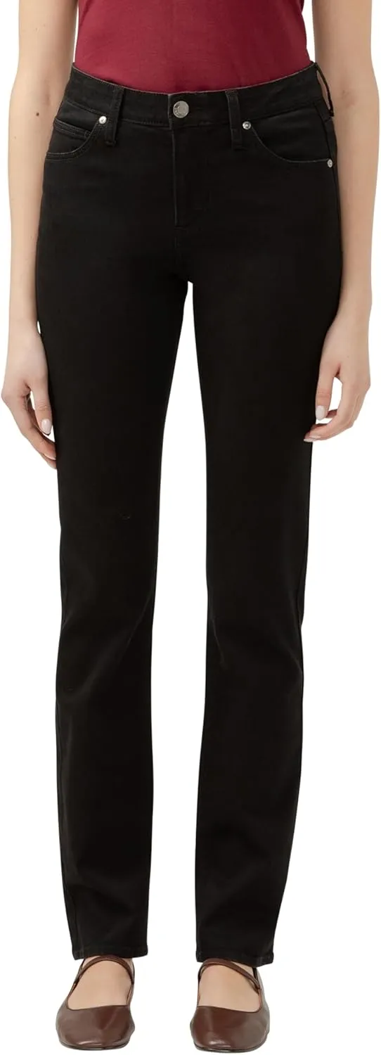 JAG Women's Ruby Mid Rise Straight Leg Jeans