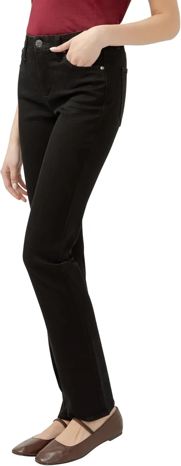 JAG Women's Ruby Mid Rise Straight Leg Jeans