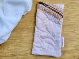 Quilted Glasses Case | Fabric Zipper Pouch