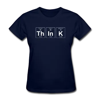 "ThInK" (white) - Women's T-Shirt