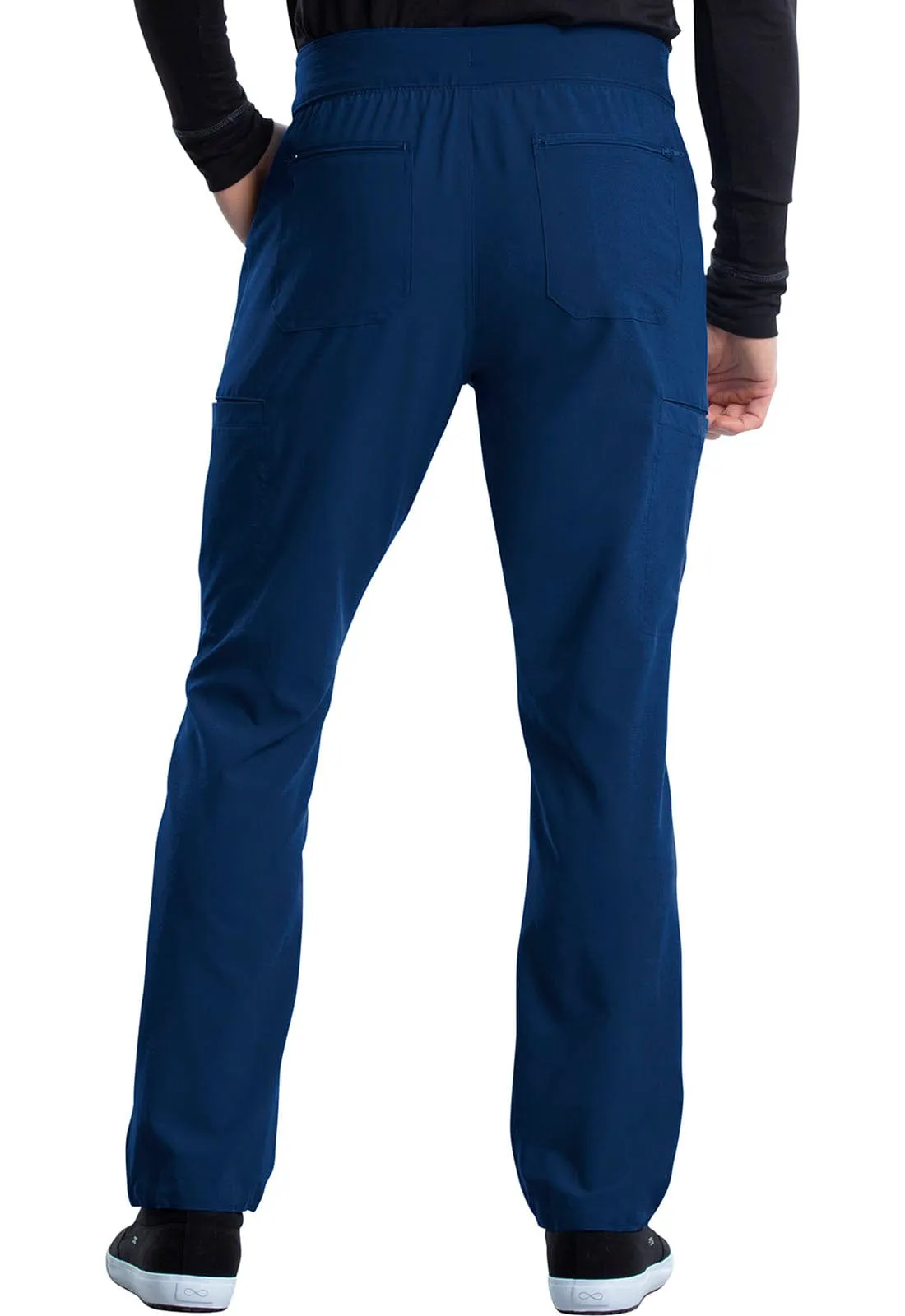 St. Georges iFlex TALL Mens Navy Drawstring Cargo Scrub Pants - Inseam 34.5 (87cm) - STG-CK006T