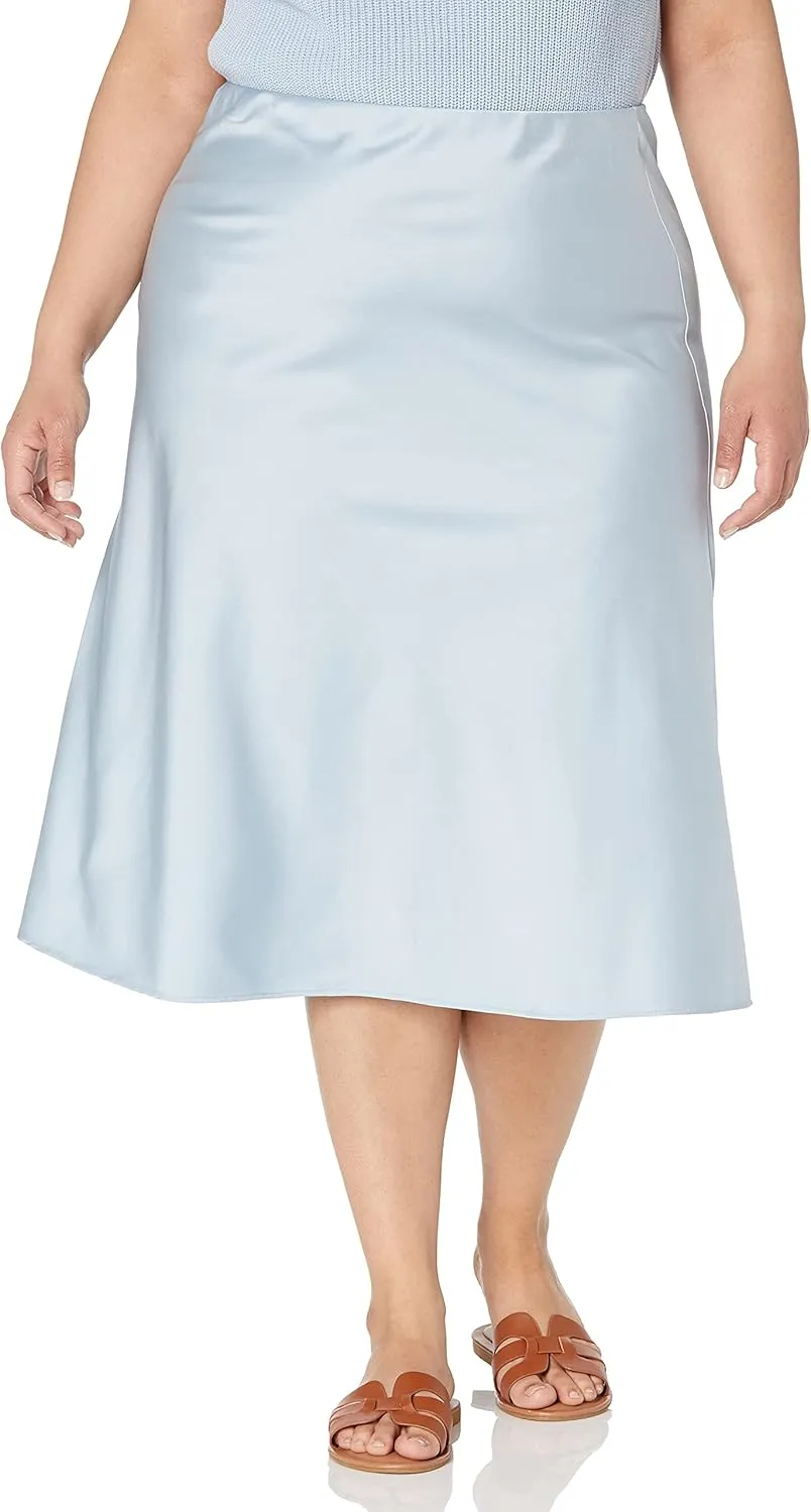 The Drop Women's Maya Silky Slip Skirt