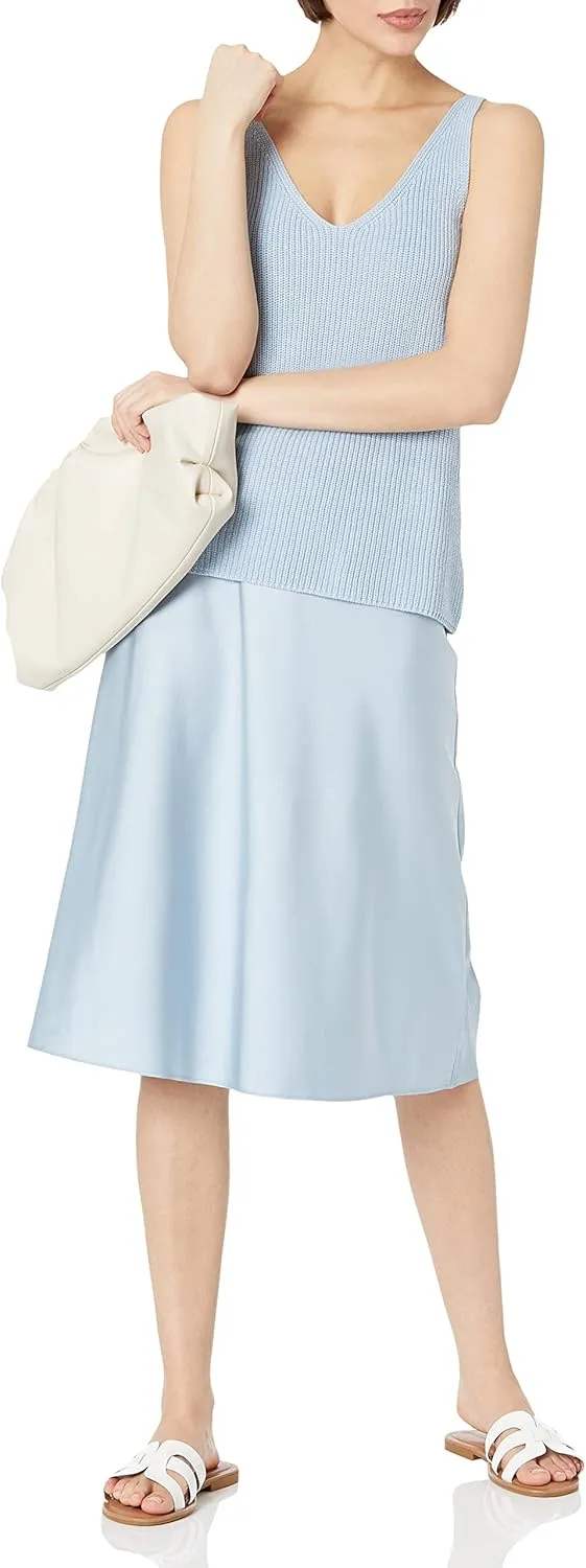 The Drop Women's Maya Silky Slip Skirt