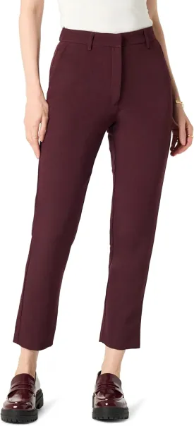 The Drop Women's Sheilaa Slim Flat Front Trouser