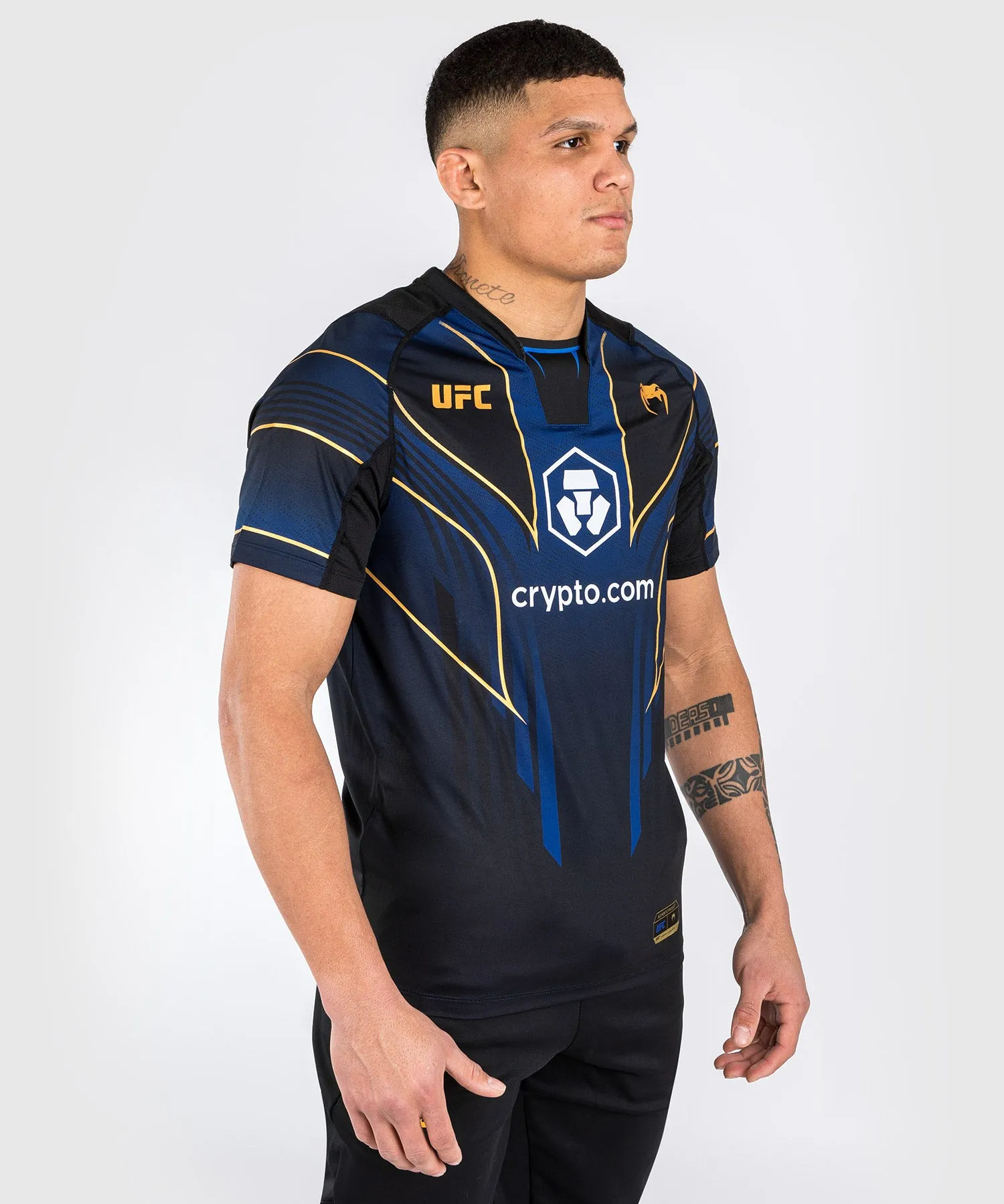 UFC Venum Mens Personalized Authentic Fight Night 2.0 Walkout Jersey - Midnight Champion Edition