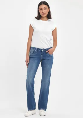 Valerie Mandy Womens Low Rise Baby Bootcut Jeans - Flattering Fit, Trendy Style, and Comfortable Denim