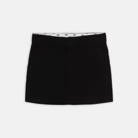 Women's Corduroy Mini Skirt - Black