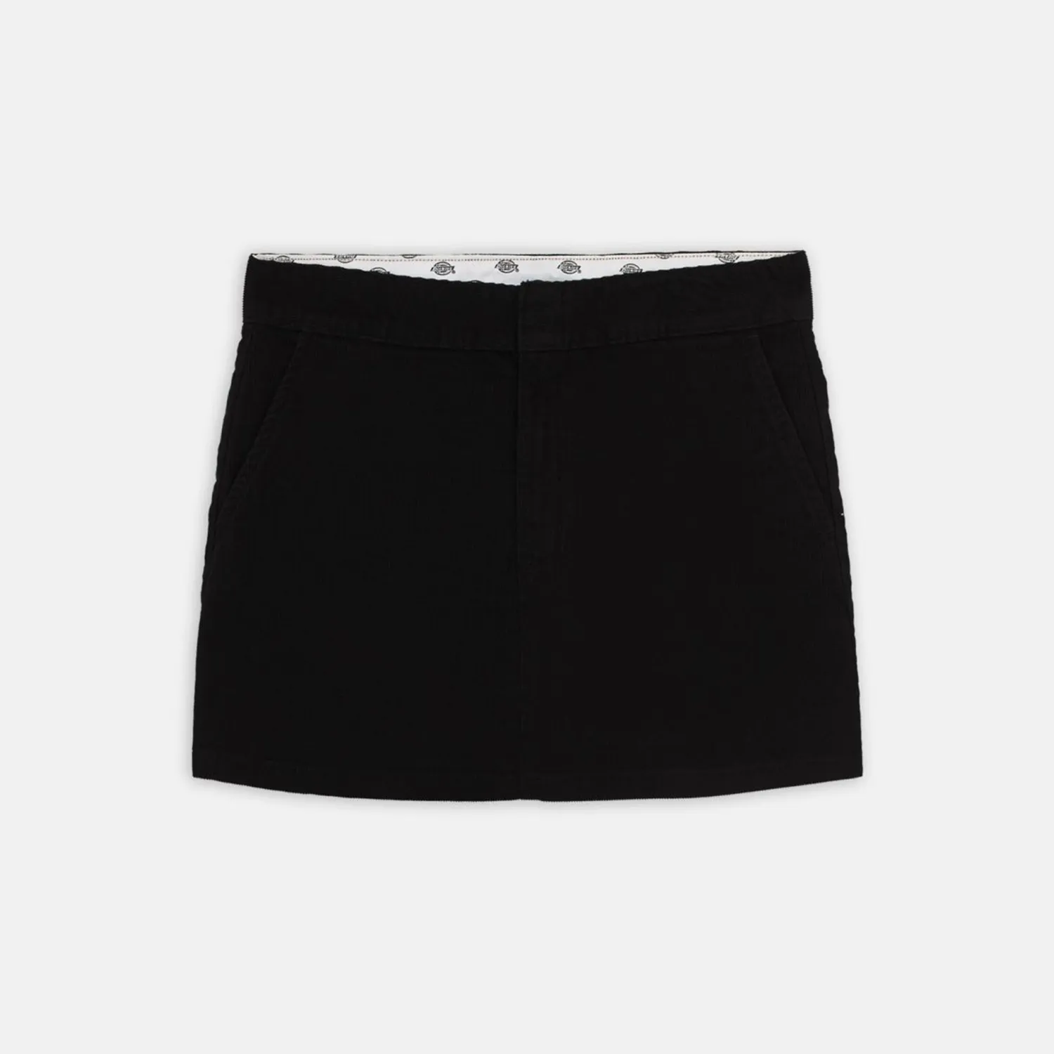 Women's Corduroy Mini Skirt - Black