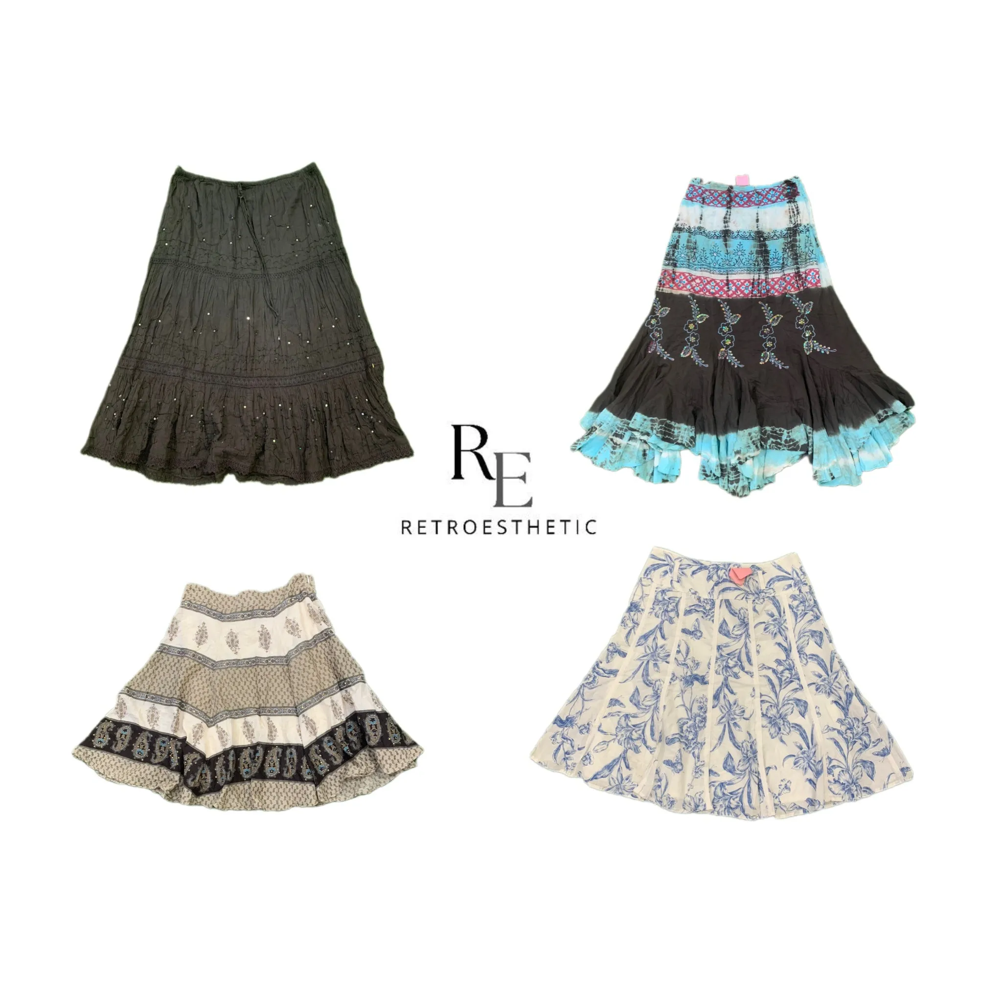 Y2K Fairy Core Cotton Skirts (SR-107)